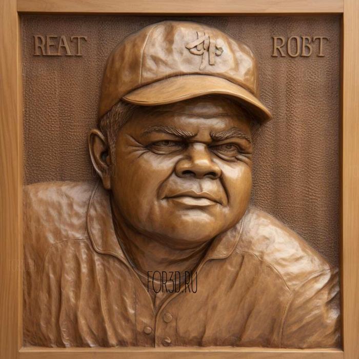 Babe Ruth 1 stl model for CNC